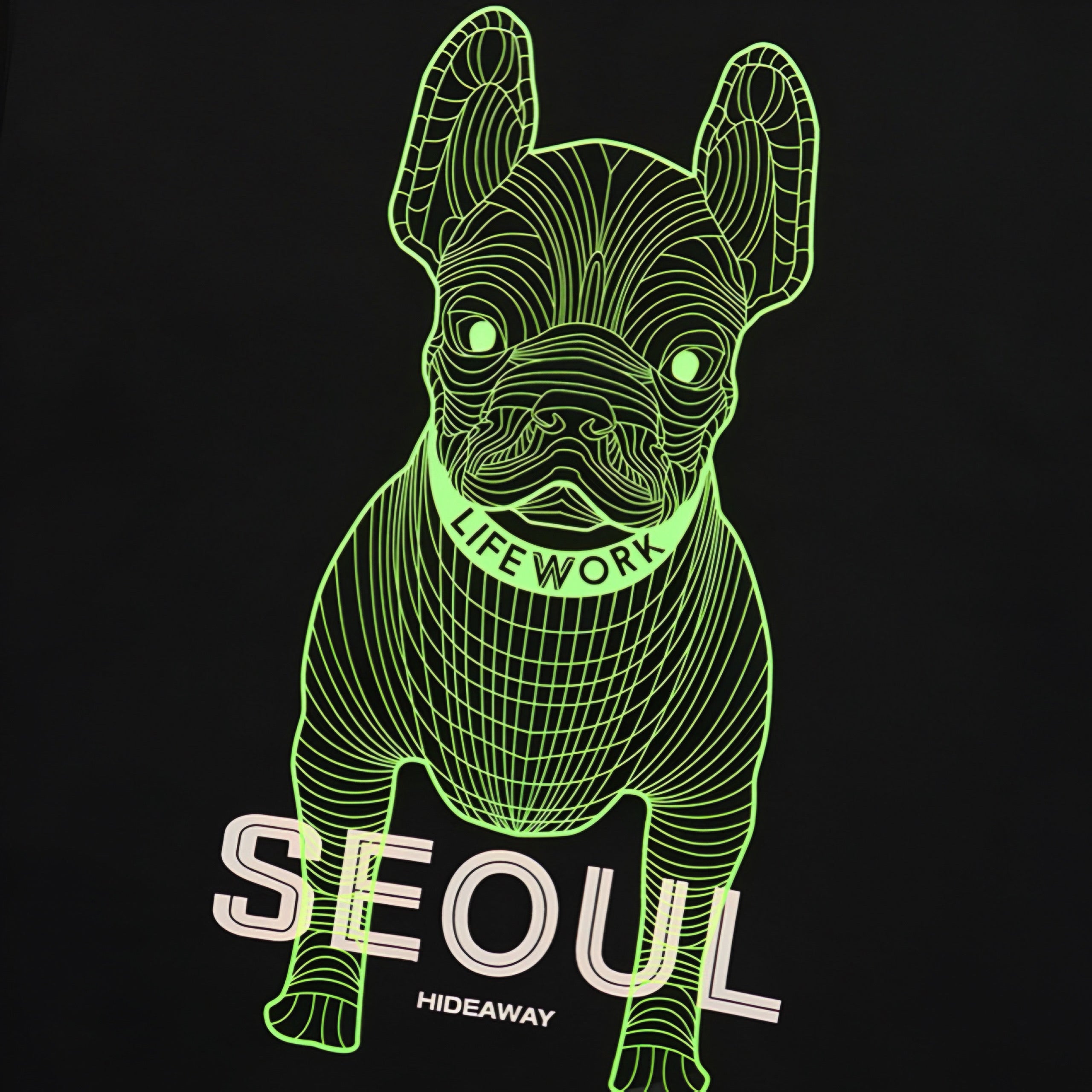 Life Work Korea Seoul Big Radog Tee