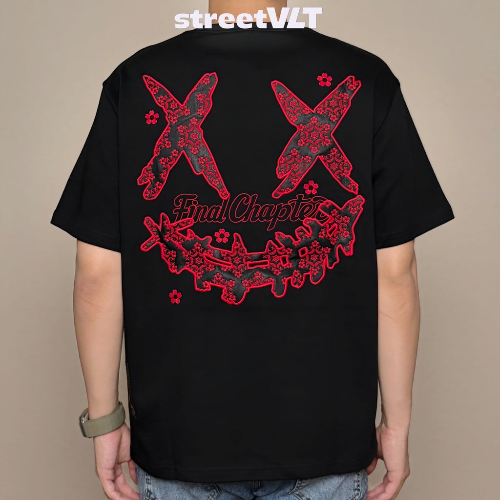 Ricky is Clown New Year Floral  Embroidered Tee