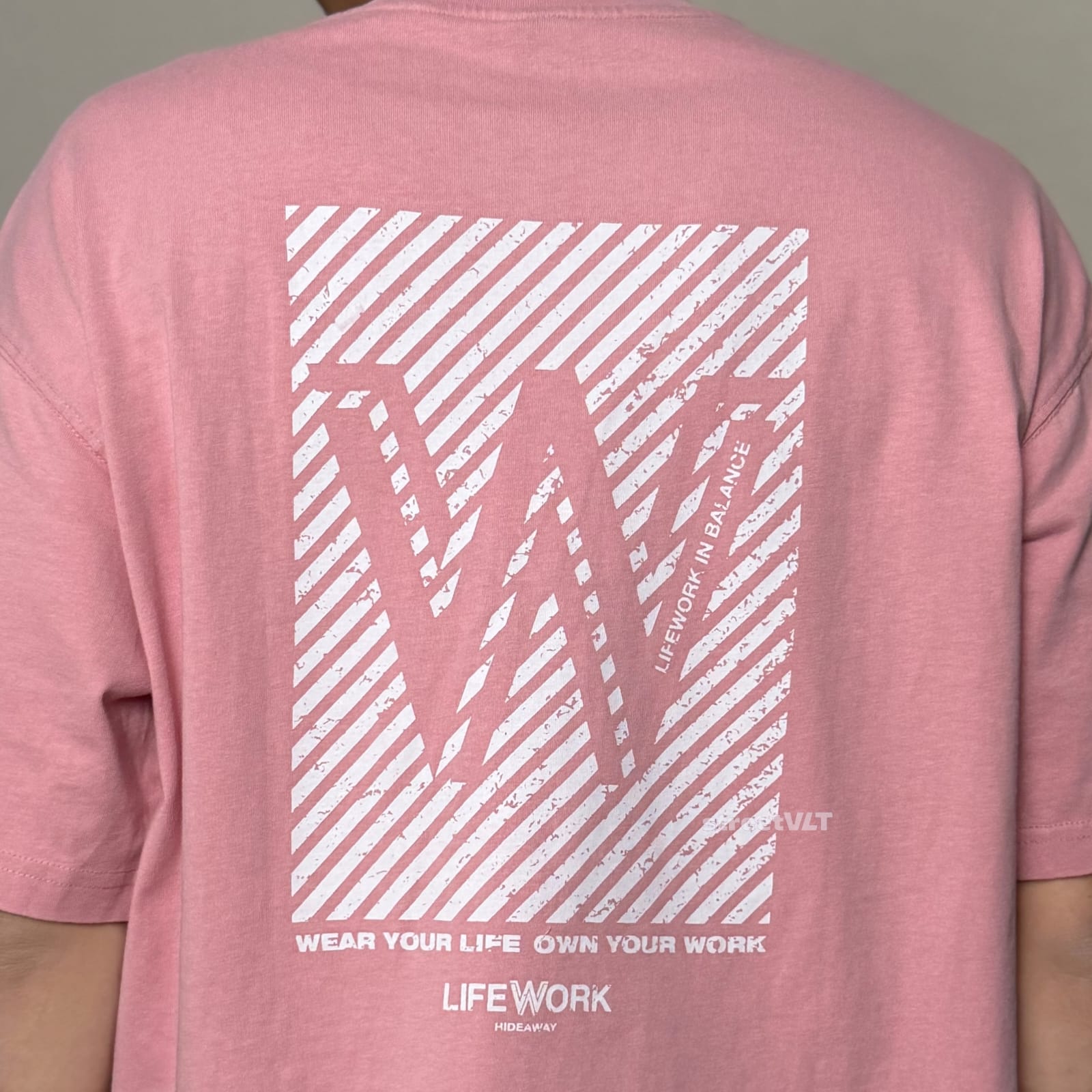 Life Work Korea Vintage Washed W Logo Tee 2