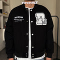 Ricky is Clown Swirl Bunny Wool Varsity Jacket