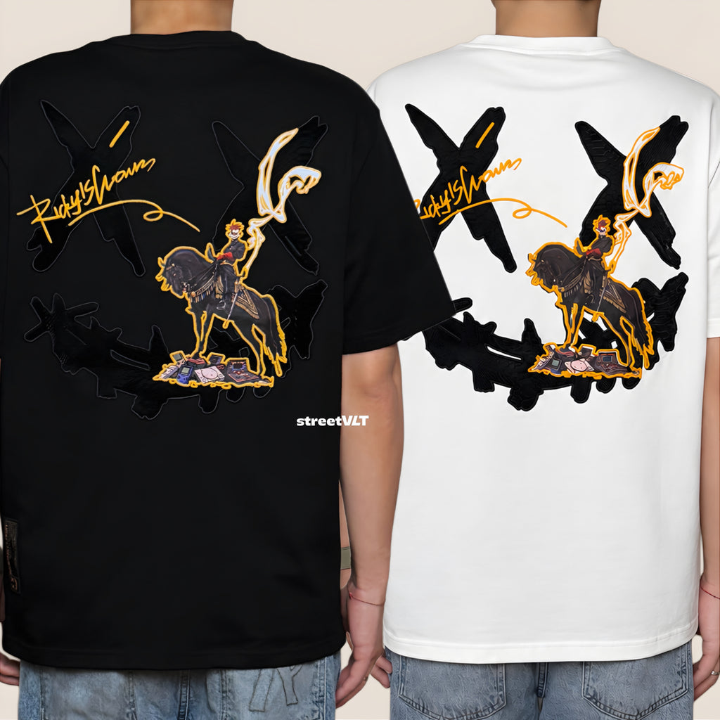 RIC Ricky is Clown Shatters Illusions Mamba Embroidered Tee