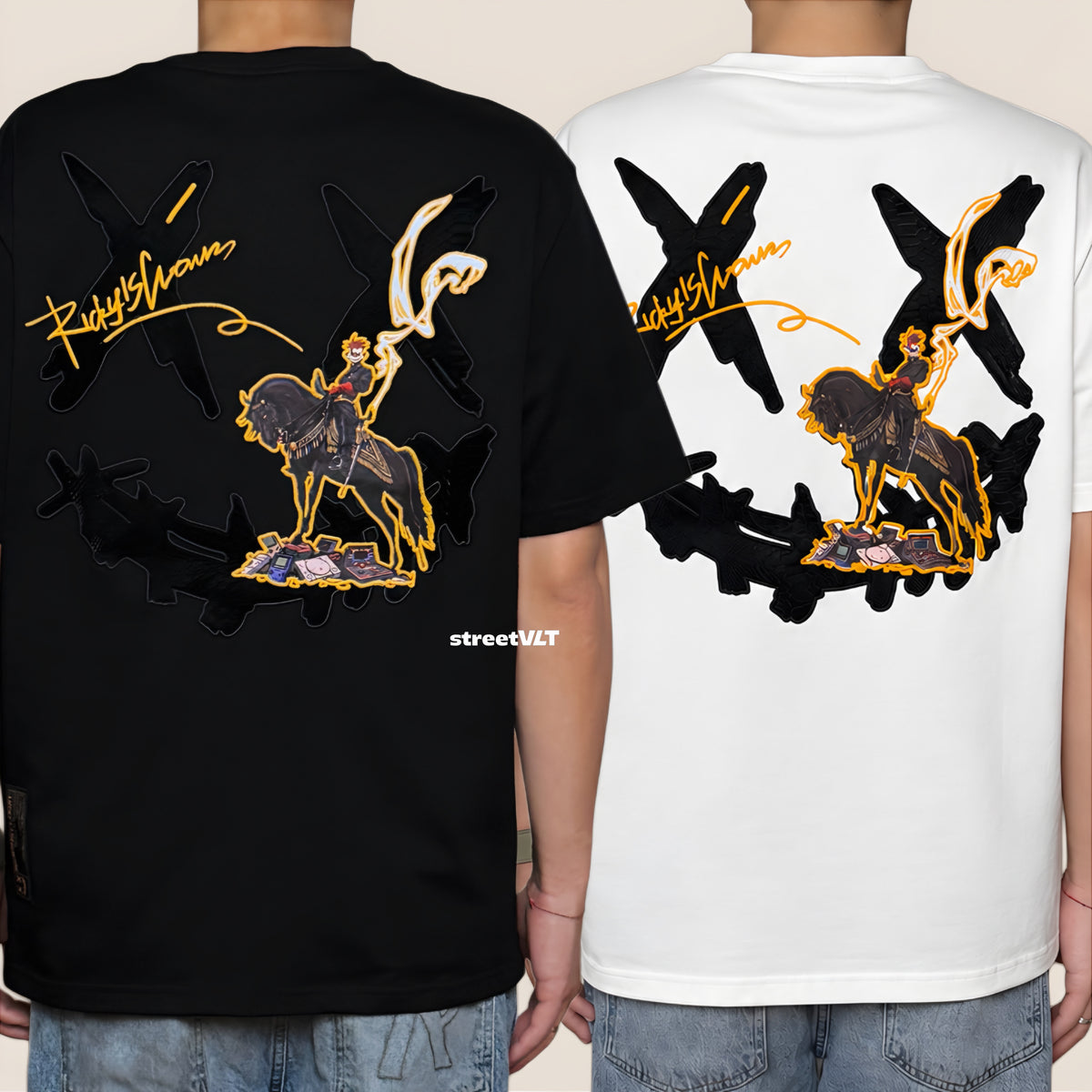 RIC Ricky is Clown Shatters Illusions Mamba Embroidered Tee