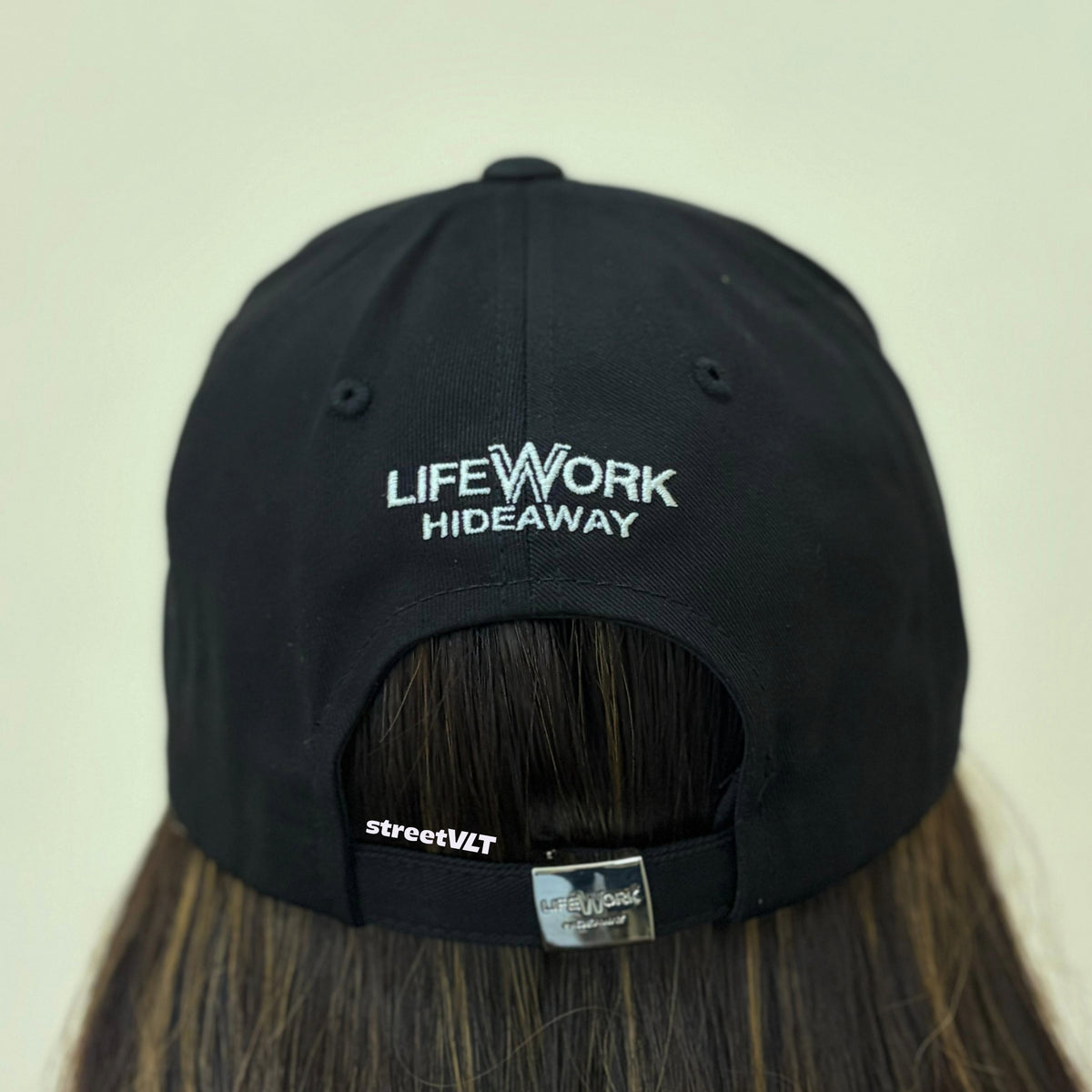 Life Work Korea W Volume Embroidery Hard Ball Cap Lifework Original