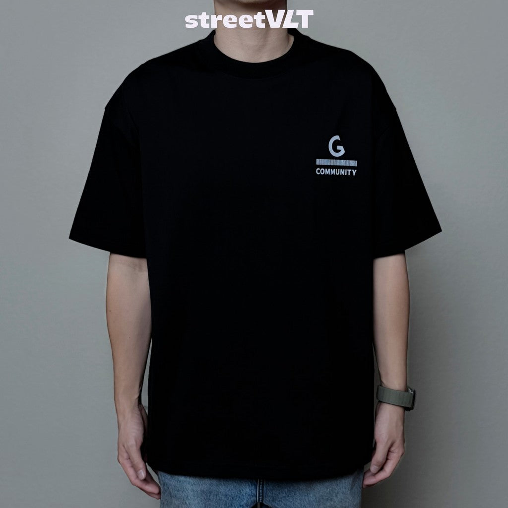Gro Grocery Chinese Calligraphy Community Invoice Tee