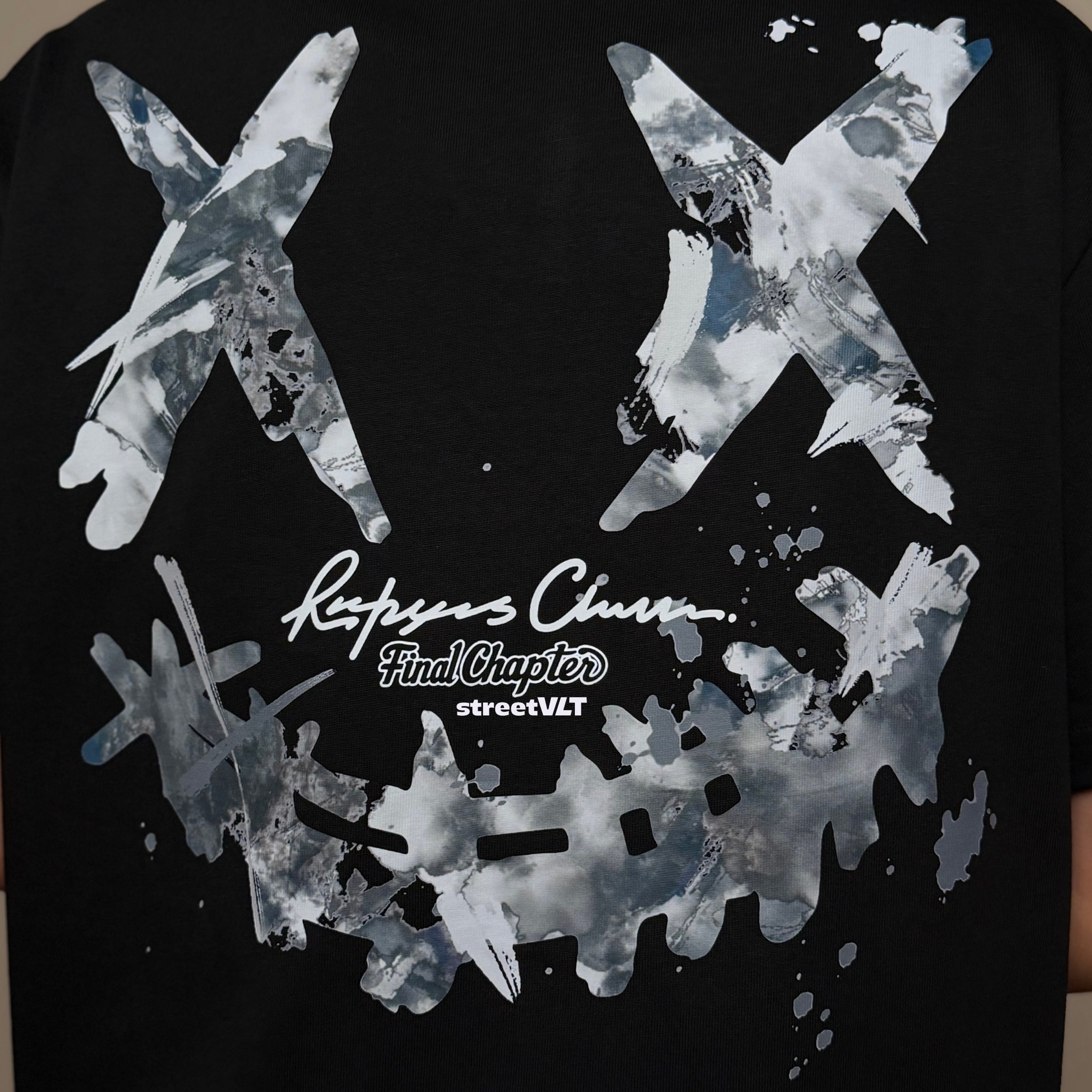 Ricky is Clown Ink Shadow Horse Flying Print Tee