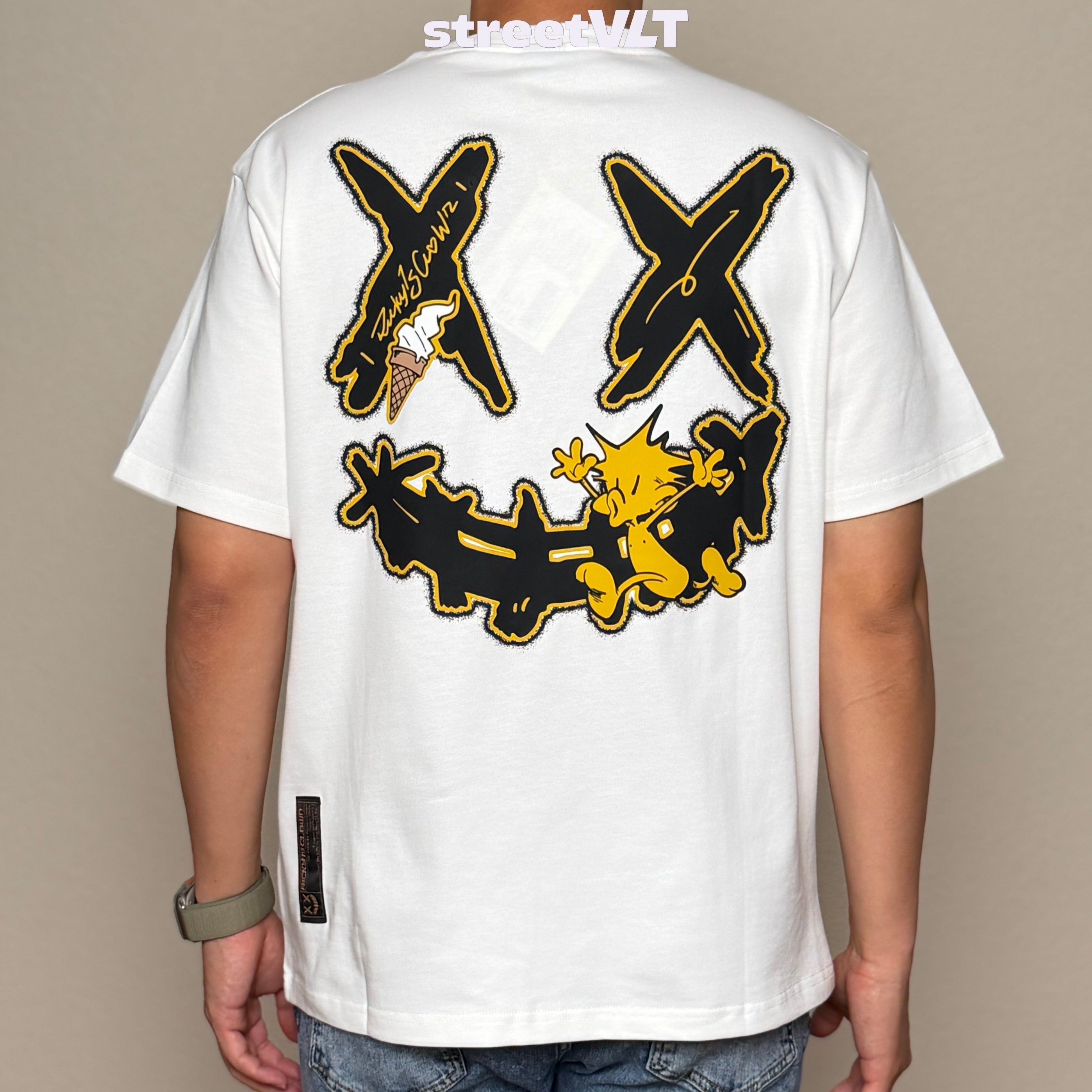 Ricky is Clown Running Pineapple Head Embroidered Tee