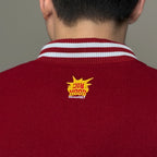Ricky is Clown Pineapple Head Towel Basebal Red Varisty Jacket