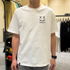 RIC Ricky is Clown Black Mamba Diablo Snakeskin Embroidery White Tee