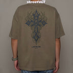 Life Work Korea Vintage Graphics Cross Tee