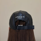 ADLV Line AC Bear Vegan Leather Ball Cap Acme De La Vie