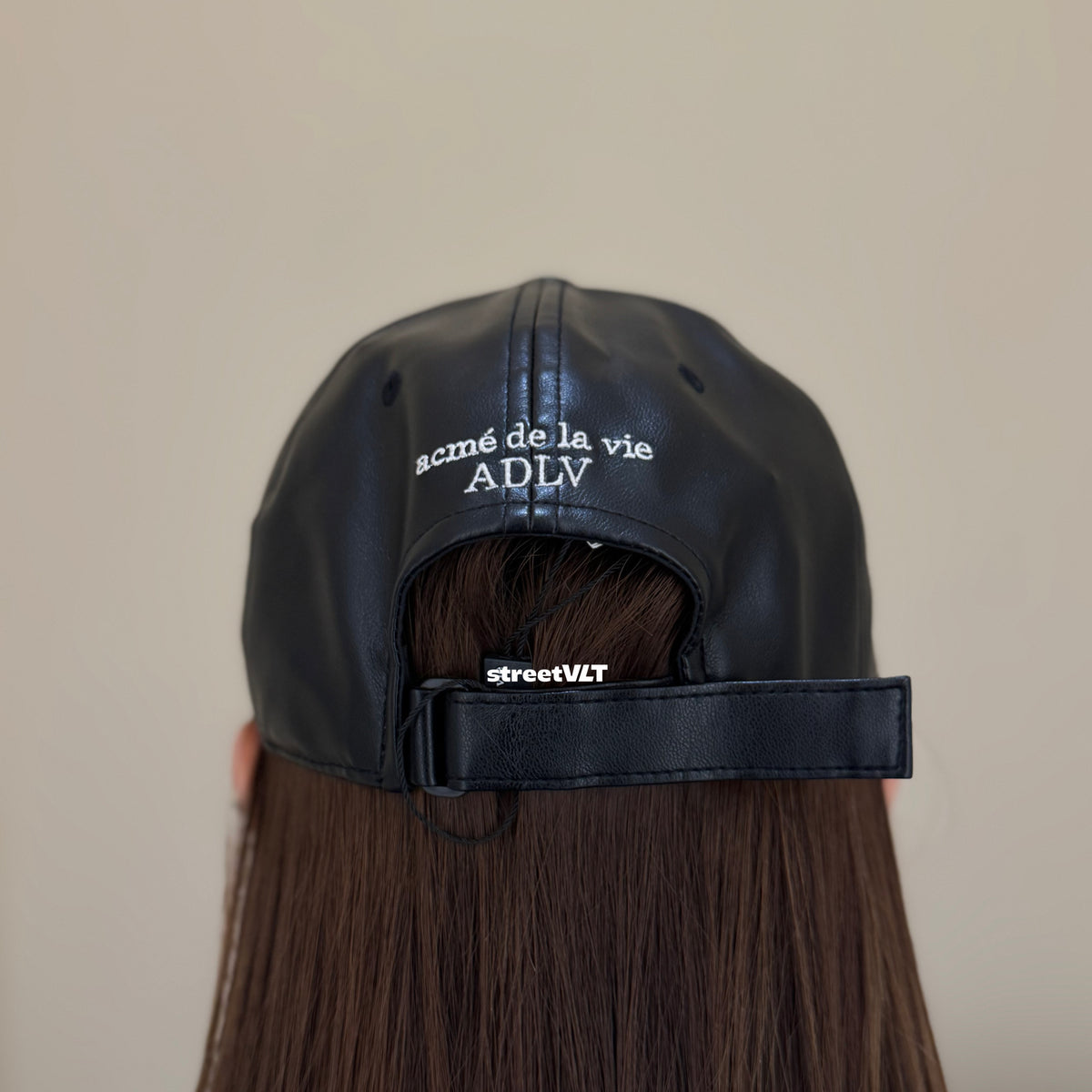 ADLV Line AC Bear Vegan Leather Ball Cap Acme De La Vie