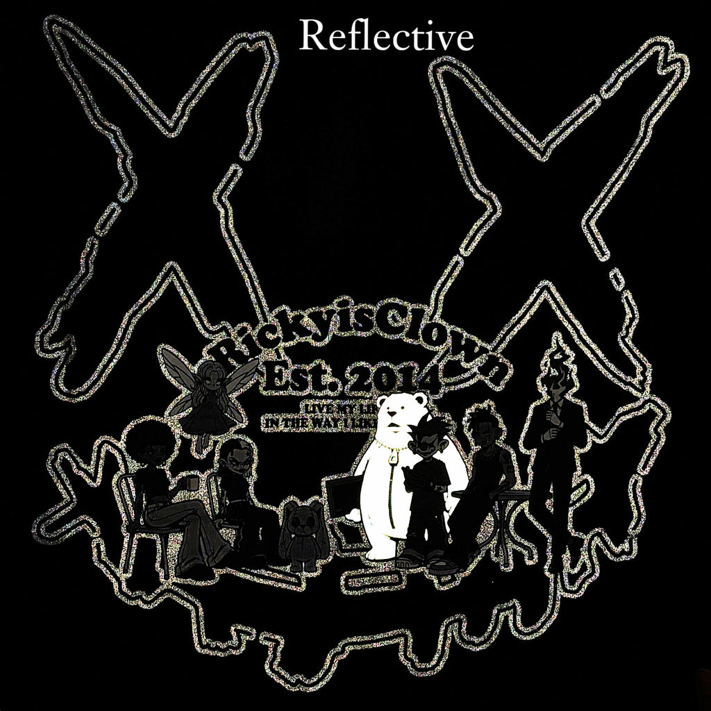Ricky is Clown Paradise Refletive Tee