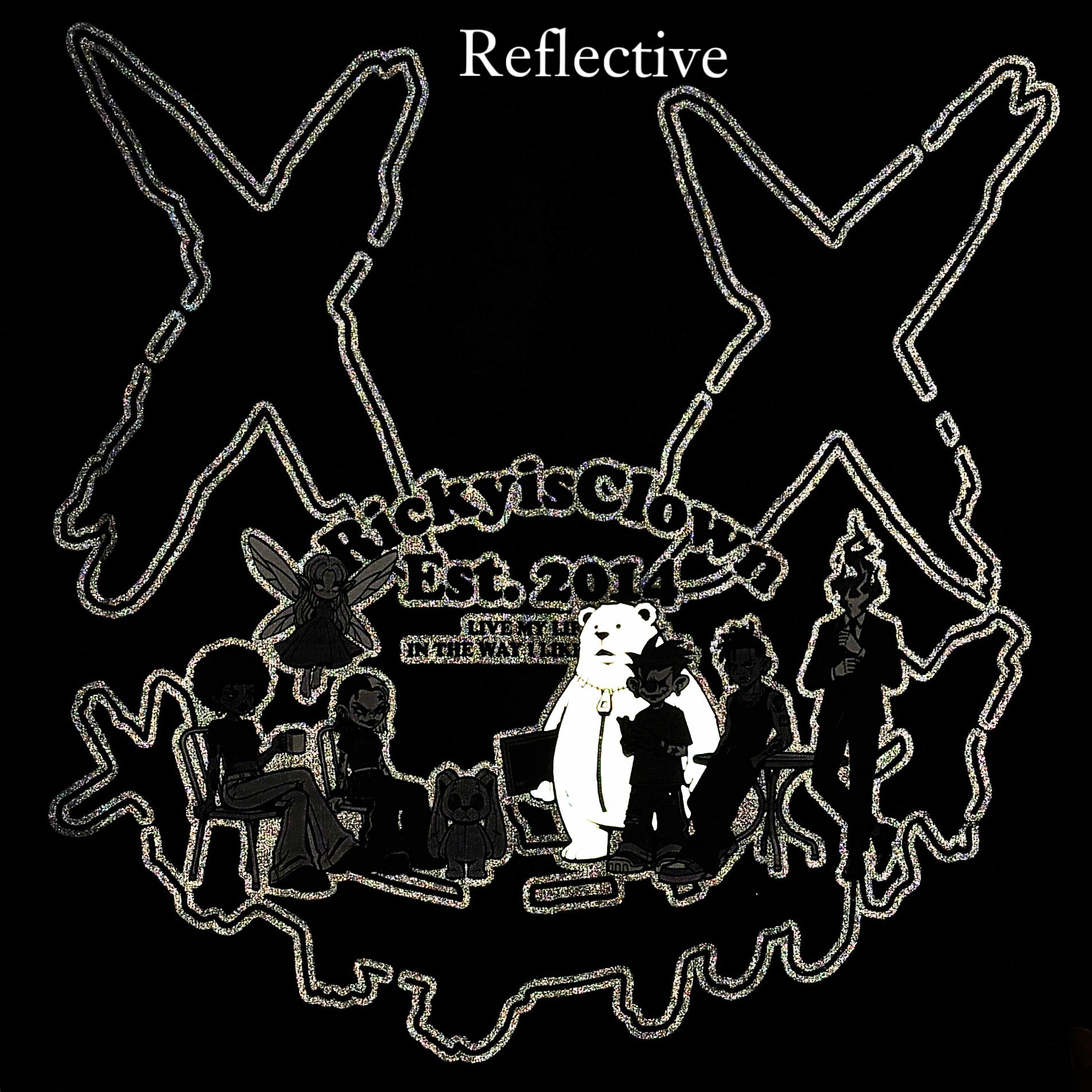 Ricky is Clown Paradise Refletive Tee