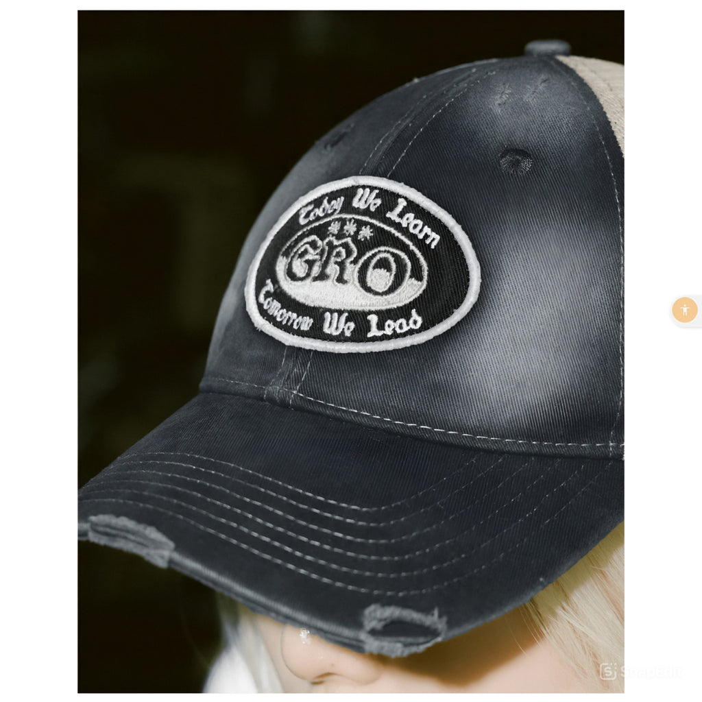 Gro Grocery x FootLoose Tycoon Distressed Trucker Cap