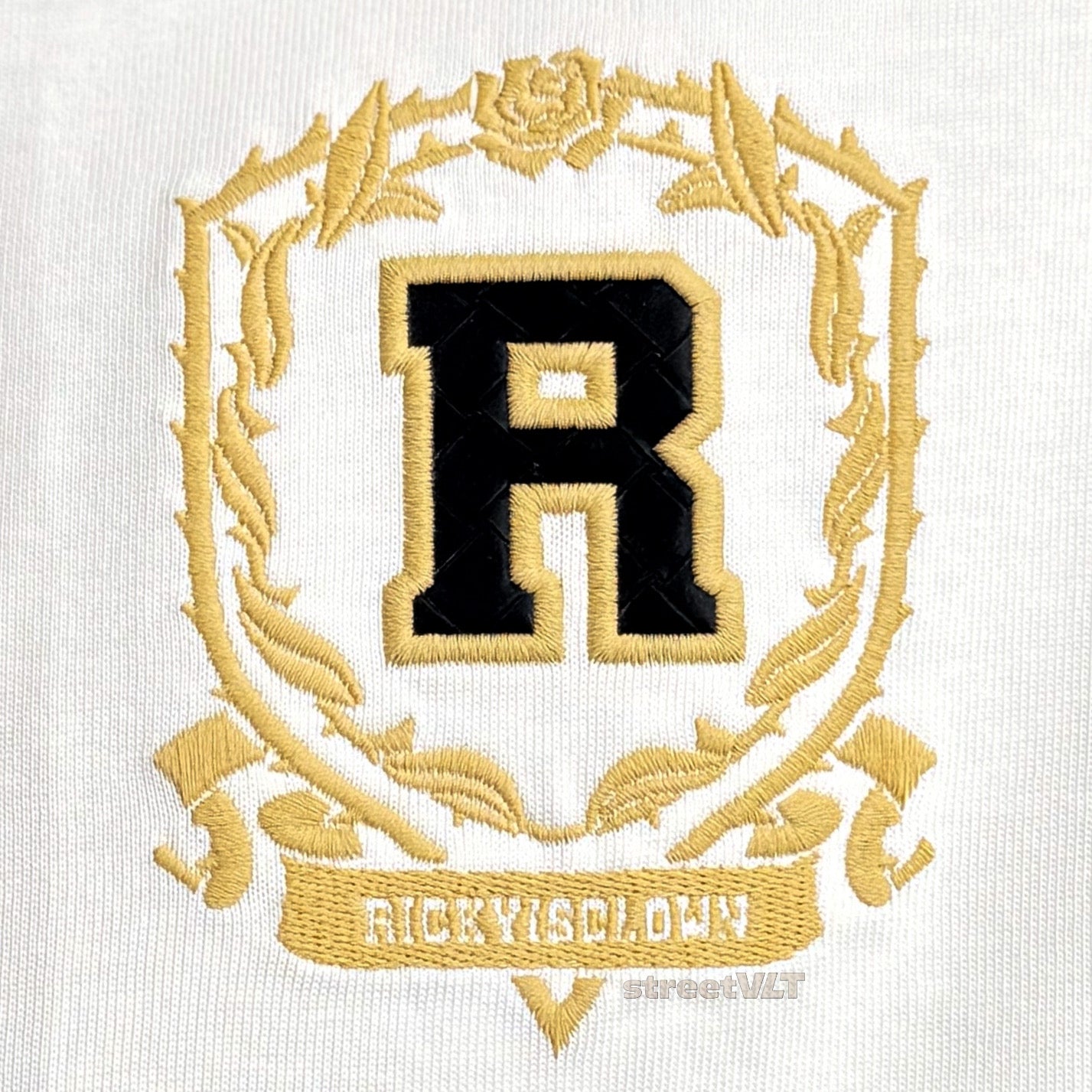 Ricky is Clown Golden Briar Thorn Bush Embroidered Tee