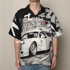Gro Grocery Tarmac Initial D 86 vs FD Short Sleeve Shirt