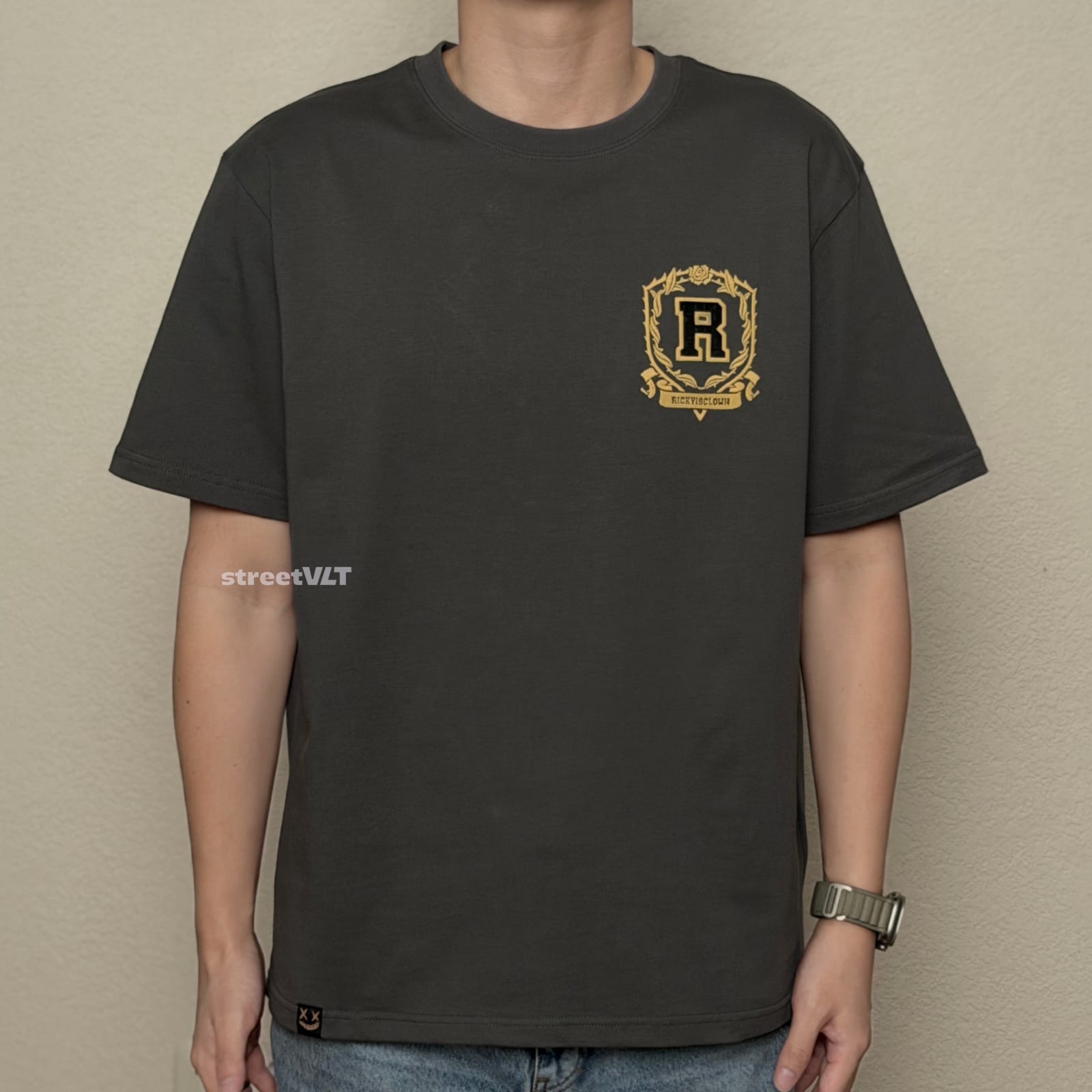 RIC Ricky is Clown Golden Briar Thorn Bush Embroidered Tee 2