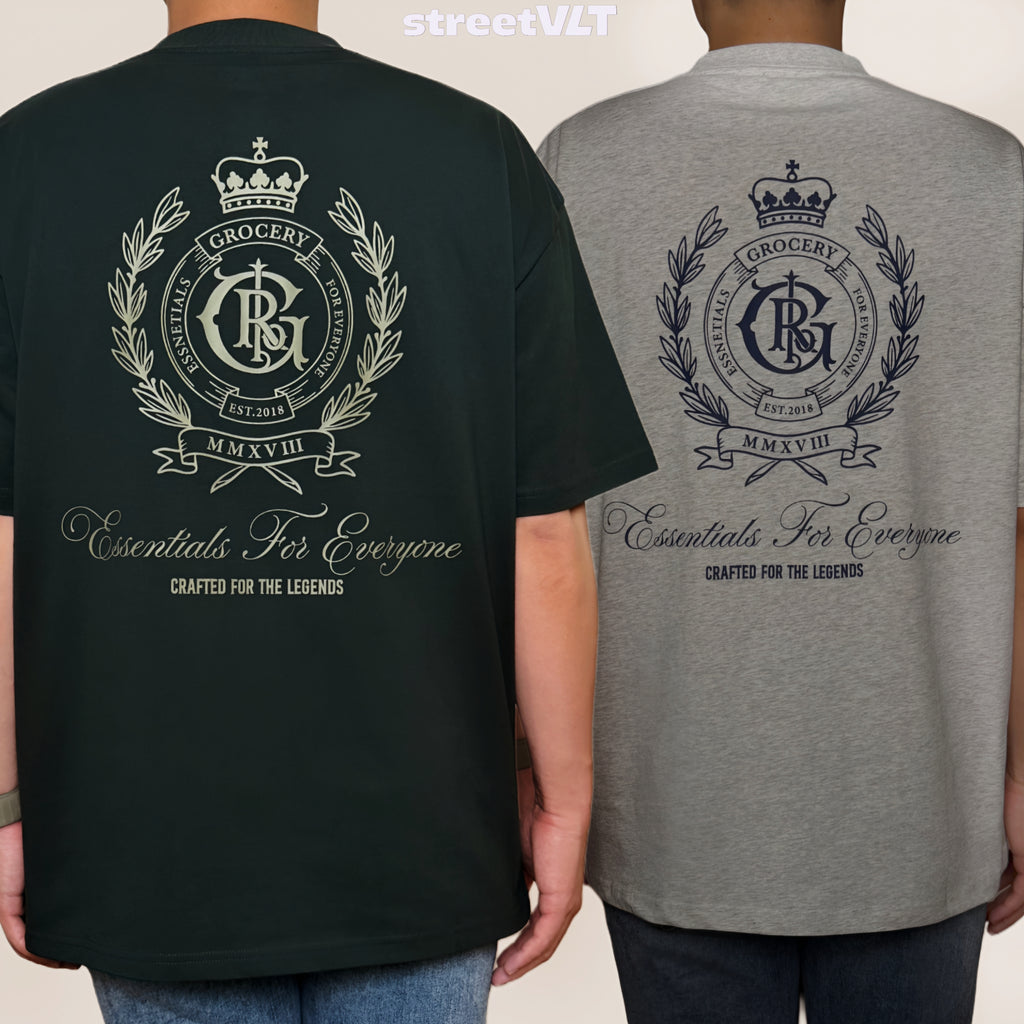 Gro Grocery College Emblem Graphic Tee