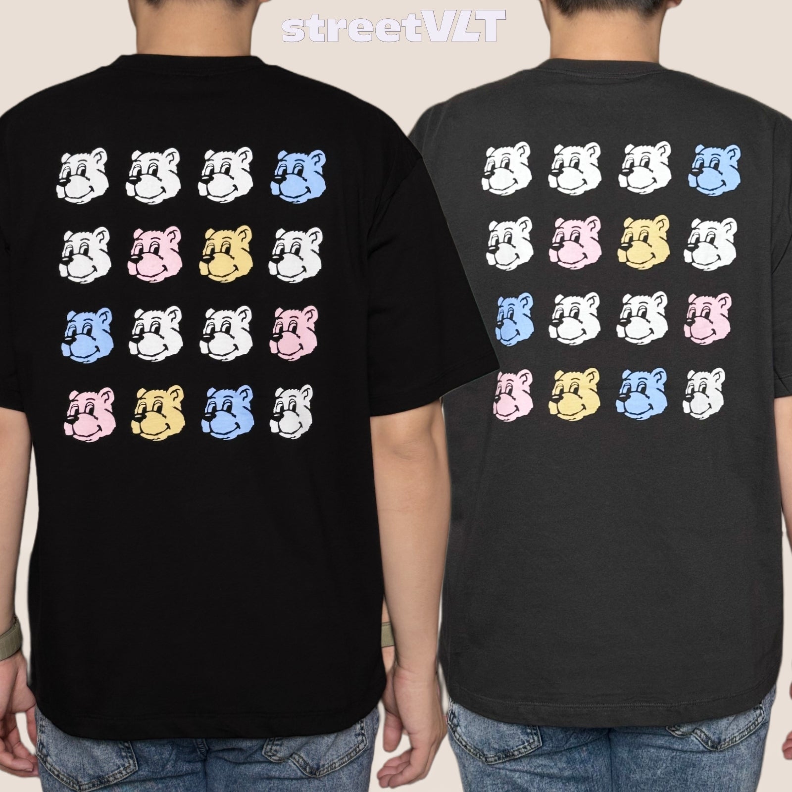 ADLV AC Bear Face Short Sleeve T-Shirt