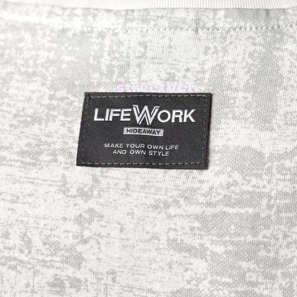Life Work Korea Fog Font Tee