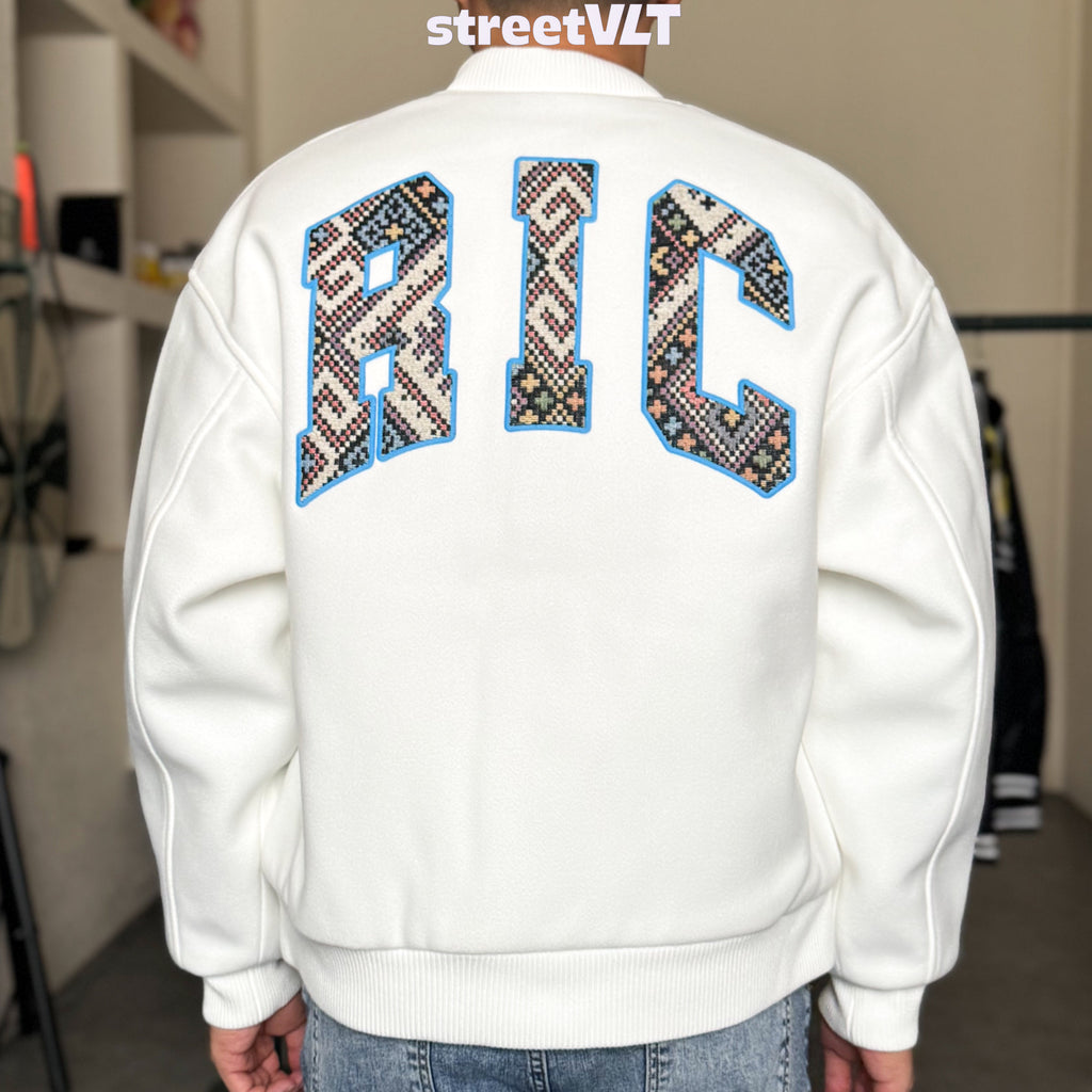 Ricky is Clown Labyrinth Ethnic Varsity Jacket