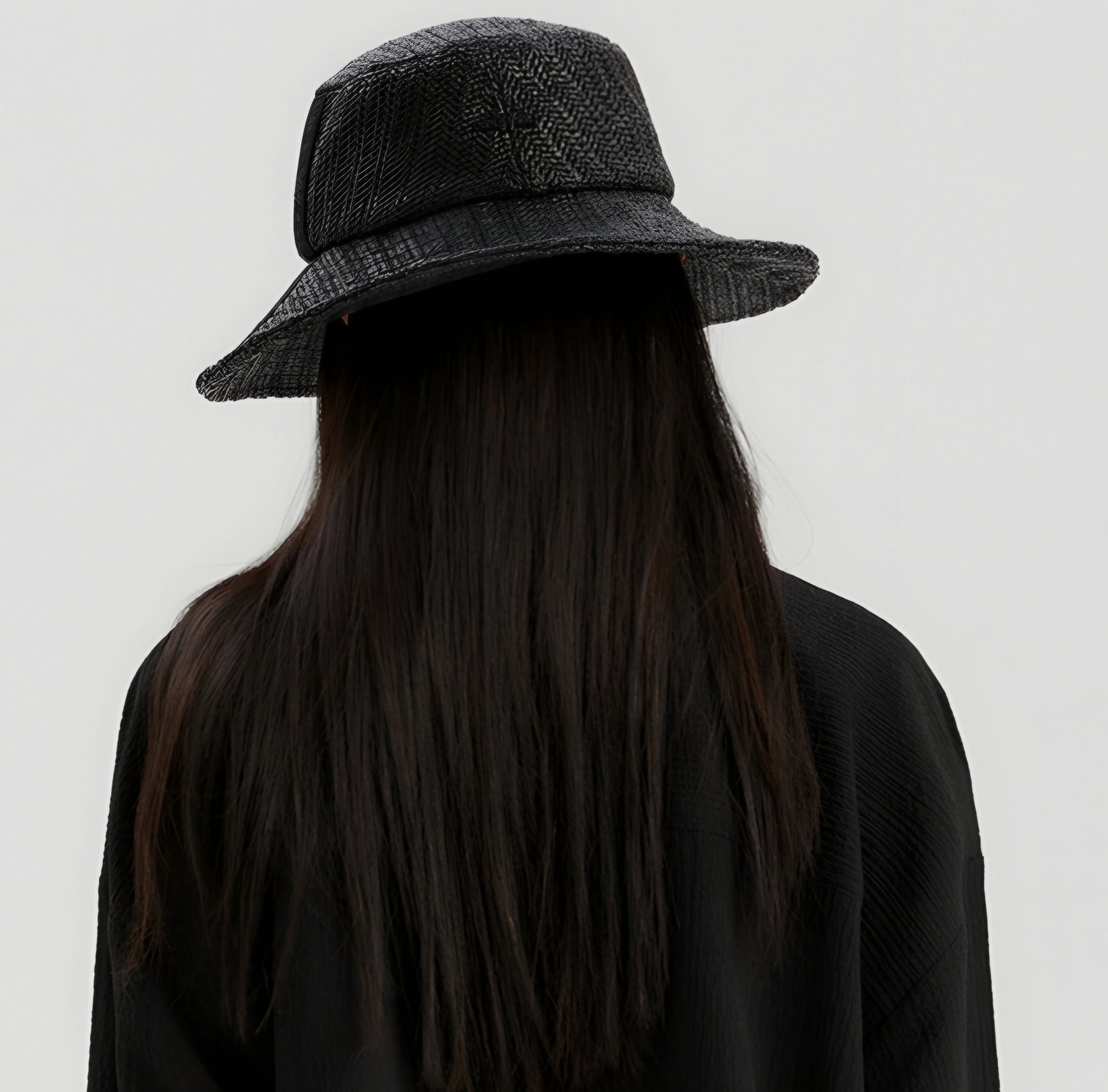 Life Work Korea Rattan Webbing Raffia Bucket Hat