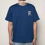 Ricky is Clown Blue and White Porcelain Applique Embroidered Tee 2 Original
