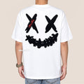 RIC Ricky is Clown Black Mamba Diablo Snakeskin Embroidery White Tee