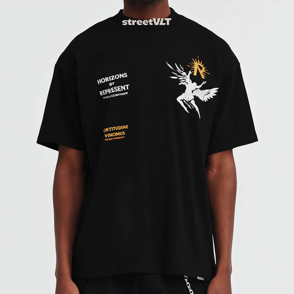 Represent UK Icarus Jet Black Tee