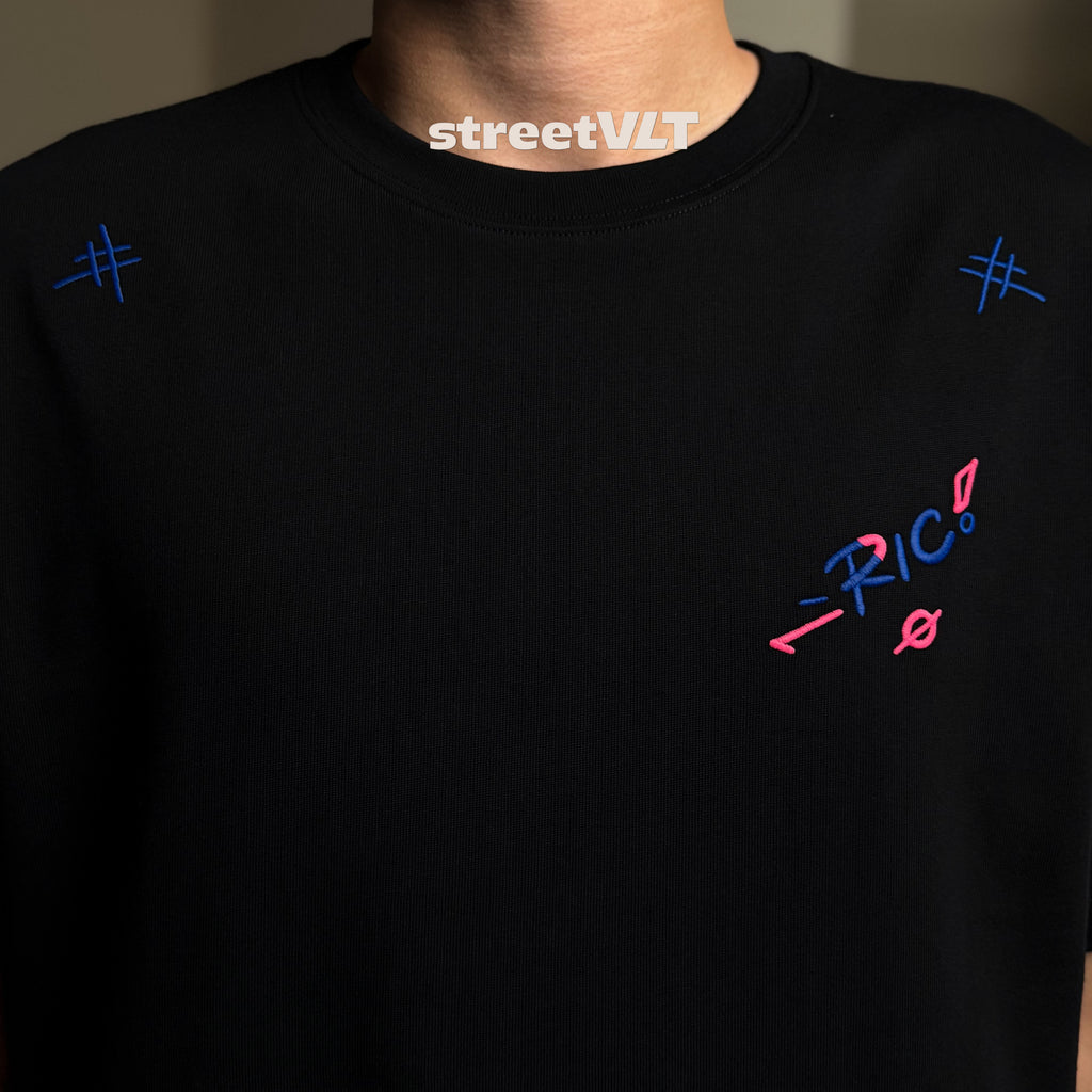 Ricky is Clown Cyber Mark Embroidered Tee