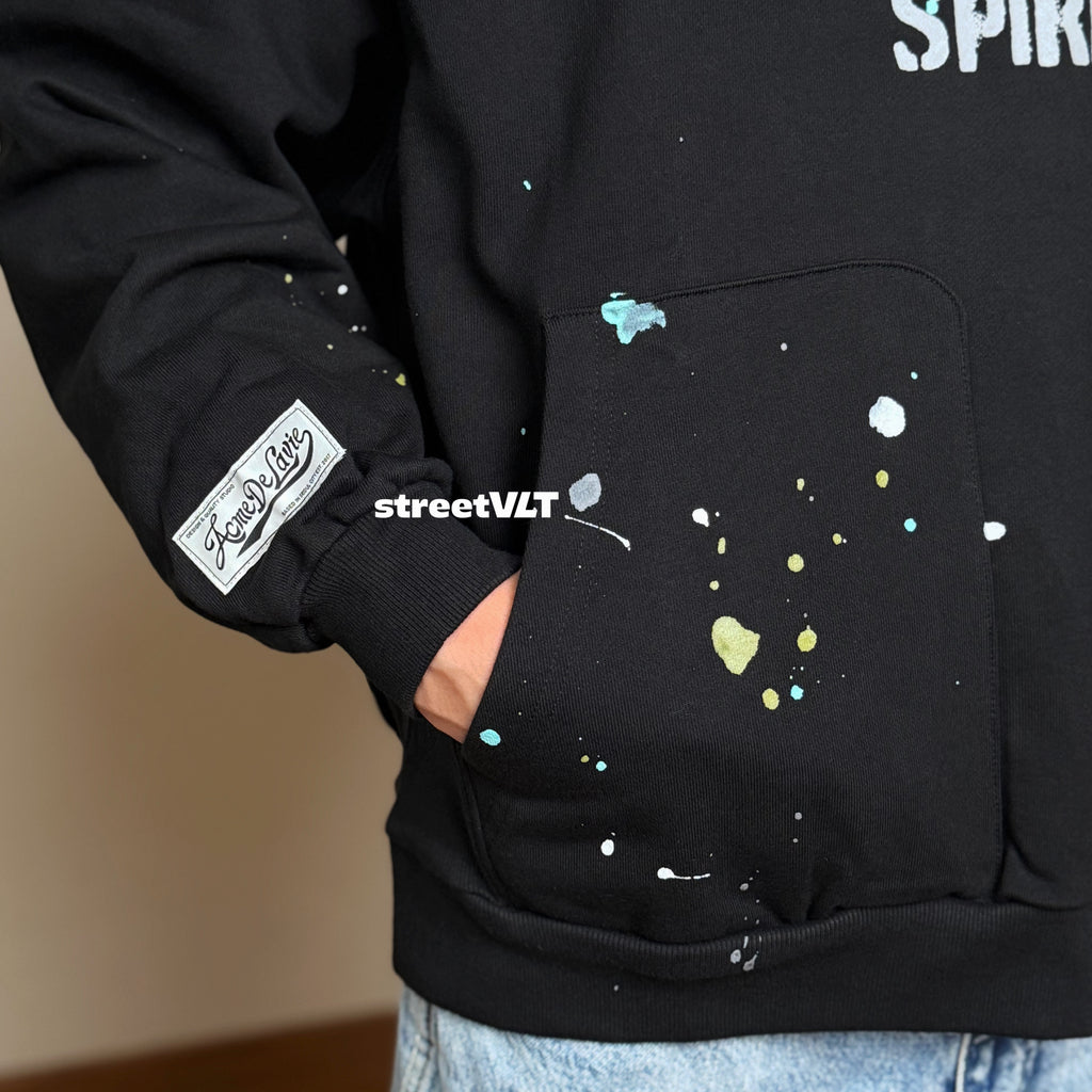 ADLV Paint Effect Hoodie Acme De La Vie