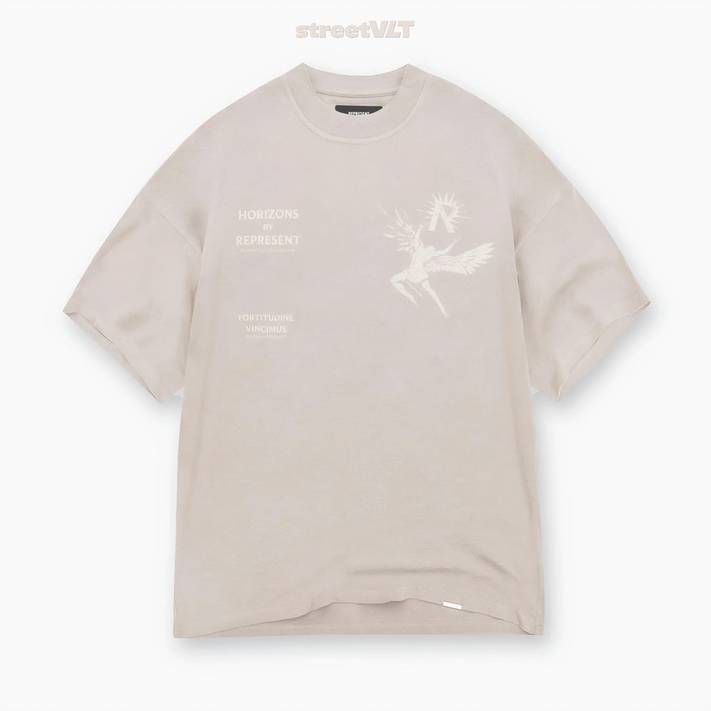 Represent UK Icarus Taupe Tee