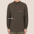 Essentials Off Black Long Sleeve Crewneck Tee
