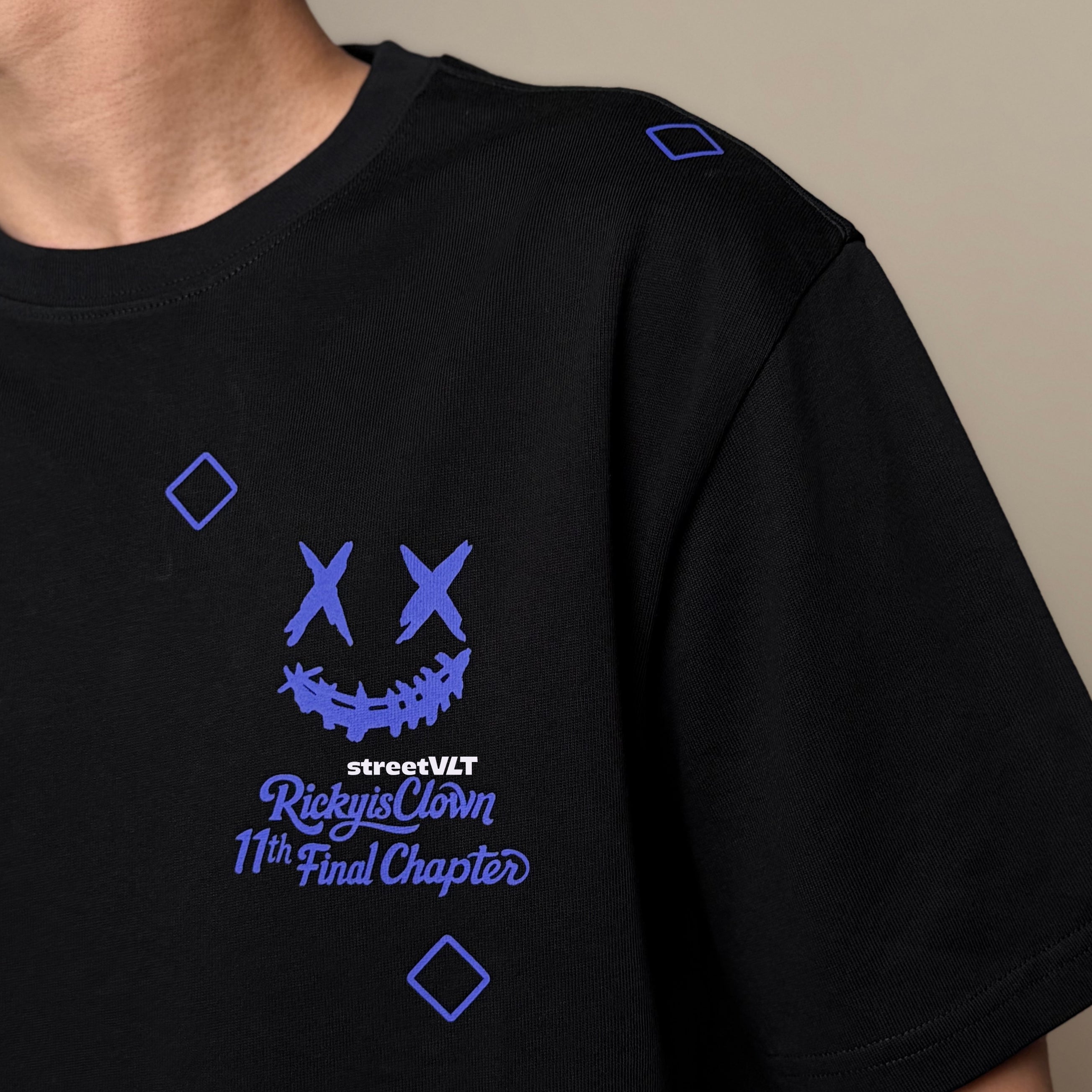 Ricky is Clown Laser Armor Hologram Tee