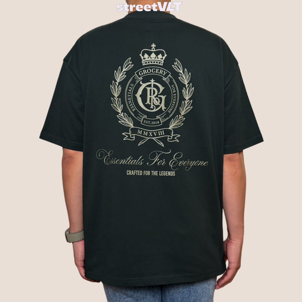 Gro Grocery College Emblem Graphic Tee
