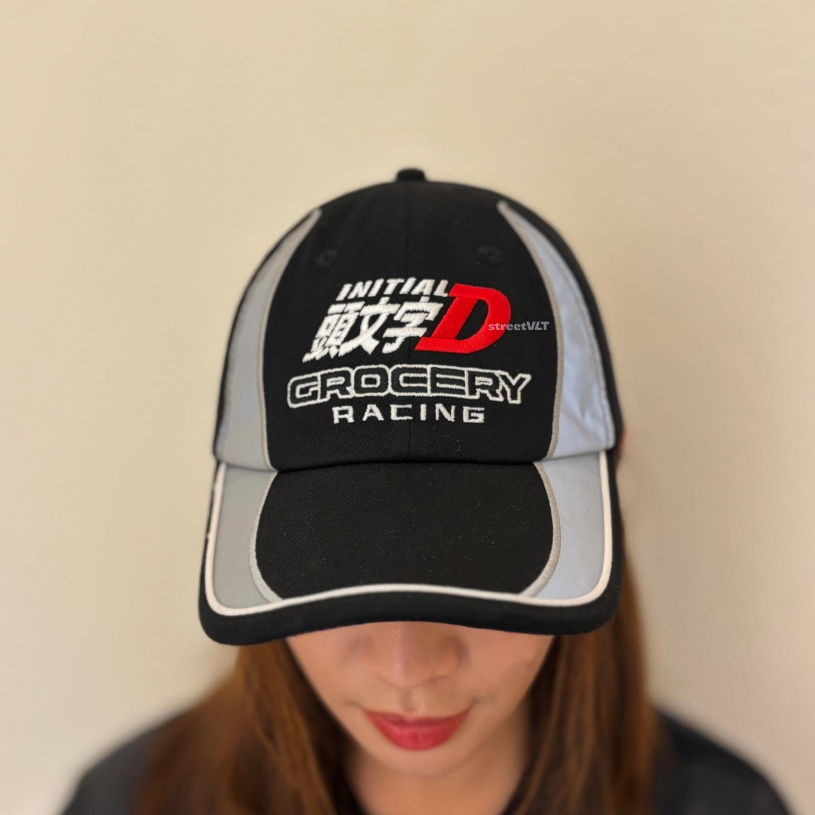 Gro Grocery Tarmac Initial D Reflective Racing Panel Cap