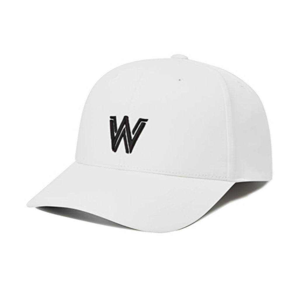 Life Work Korea W Volume Embroidery Hard Ball Cap