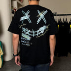 Ricky Is Clown Einstein Statue Emperor Black Tee