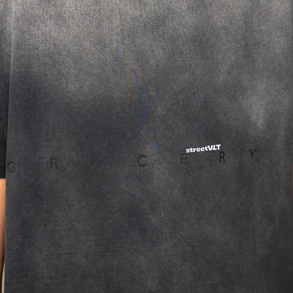 Gro Grocery Dirty Washed Invoice Pocket Tee
