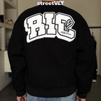 Ricky is Clown Swirl Bunny Wool Varsity Jacket