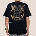 Ricky Is Clown Pegasus Gold Horse Black Tee