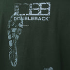 Doubleback Shoeprint Oversized Dark Green Tee