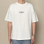 Life Work Korea Basic Small Logo Washed Tee