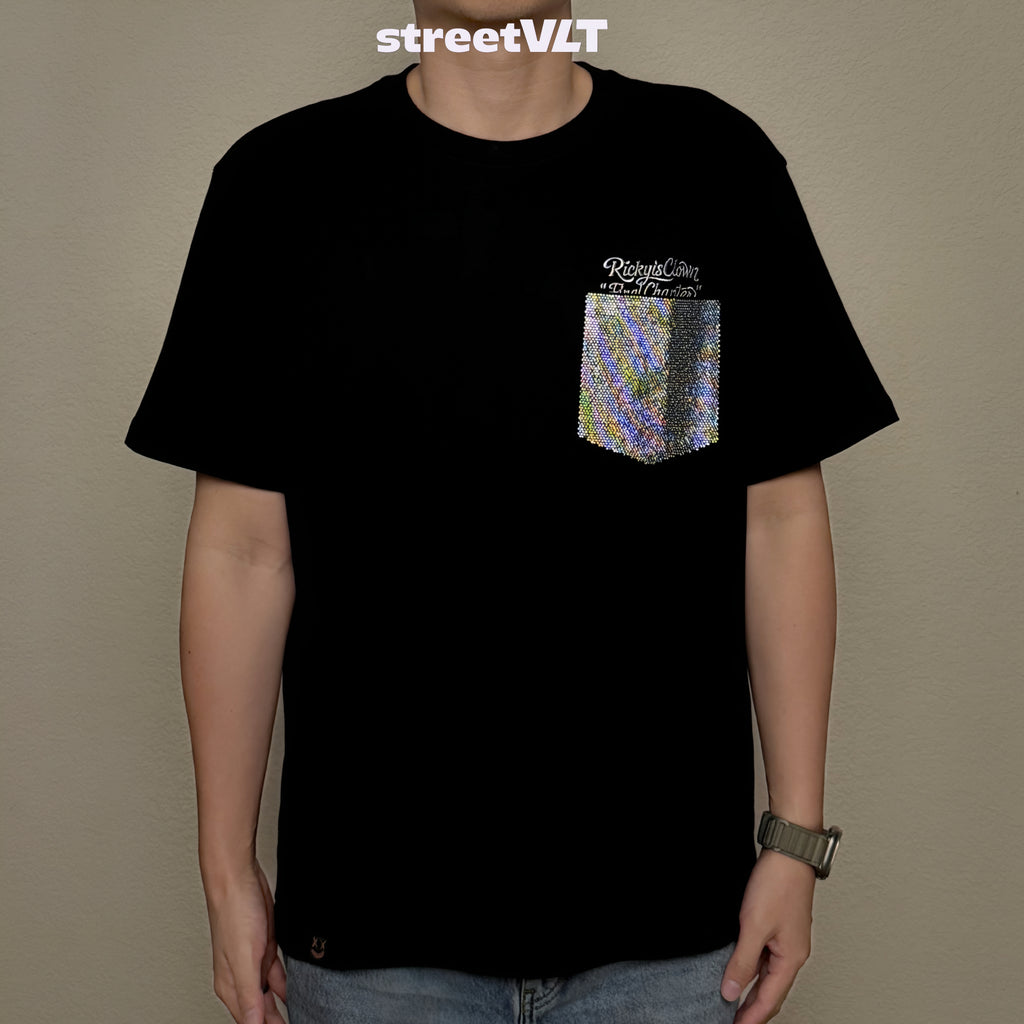 Ricky is Clown Diamond Stones Pocket Tee