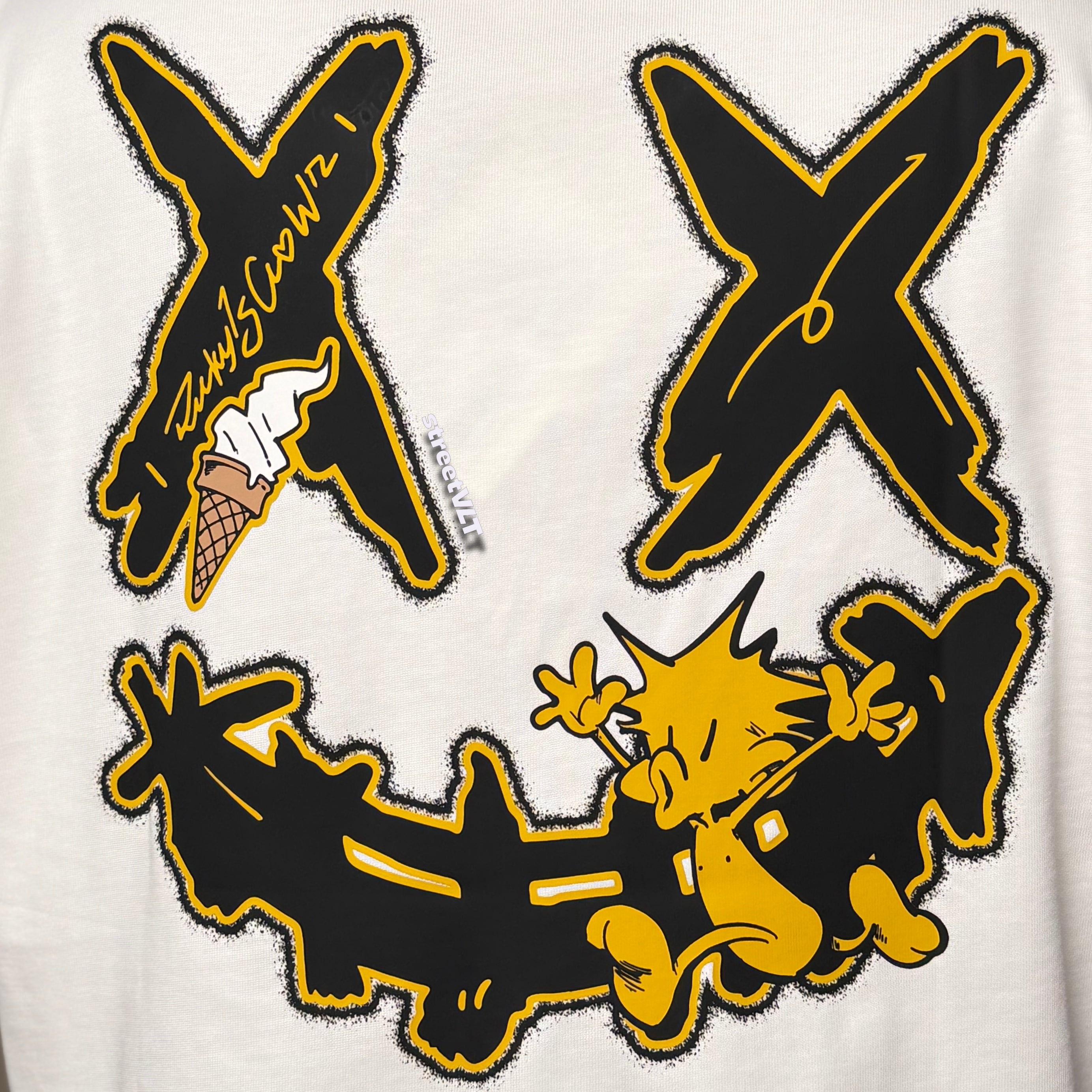 Ricky is Clown Running Pineapple Head Embroidered Tee