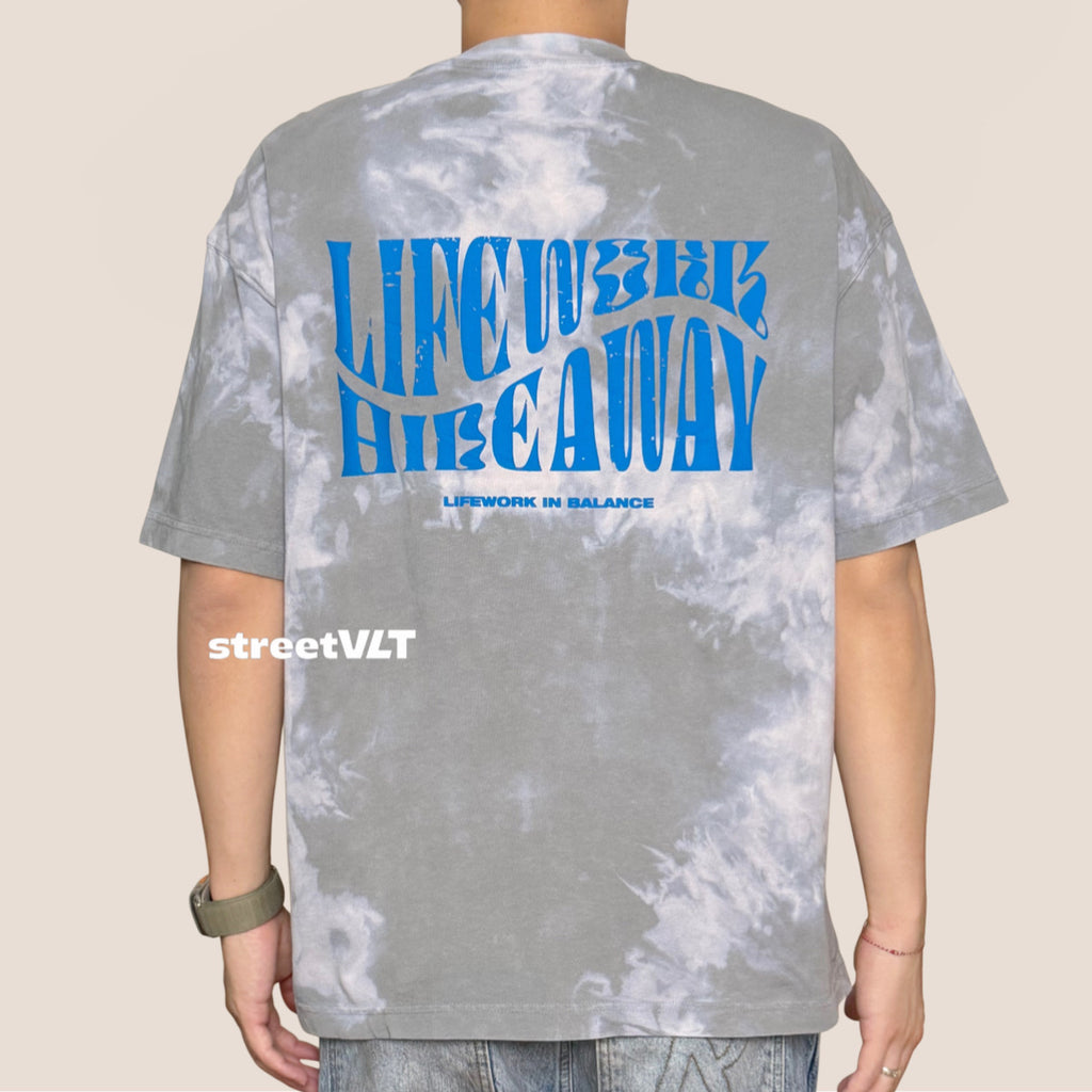 Life Work Korea Tie Dye Graphic Tee