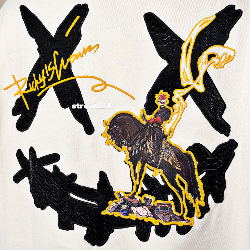 RIC Ricky is Clown Shatters Illusions Mamba Embroidered Tee