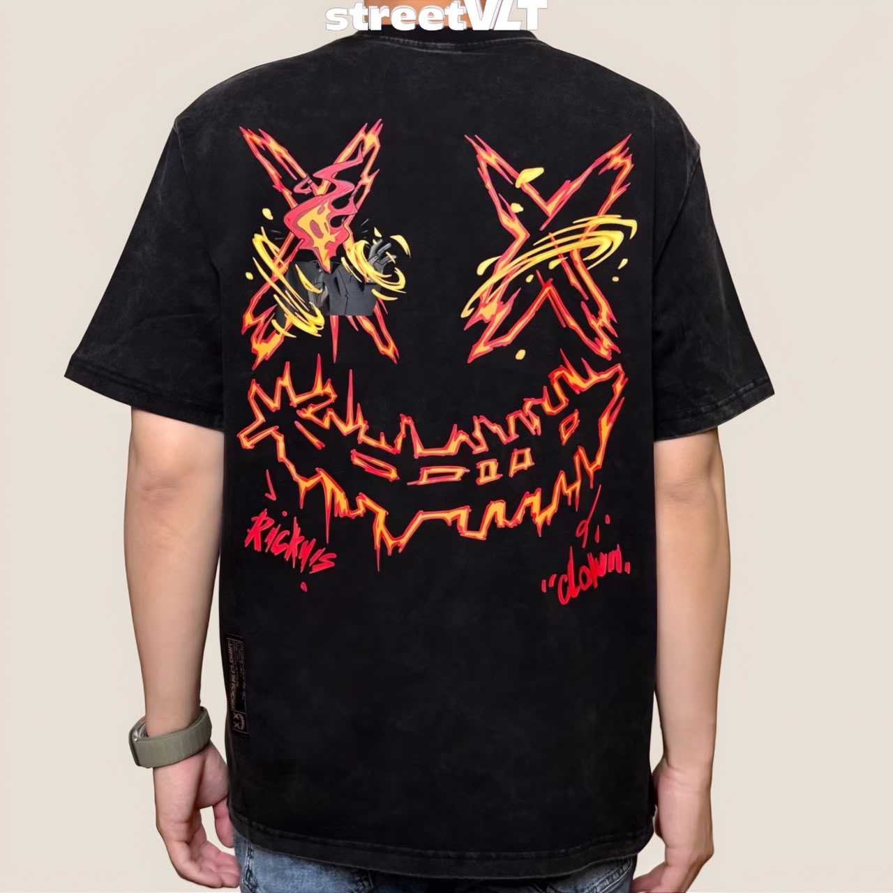Ricky is Clown Soul of Fire Washed Tee