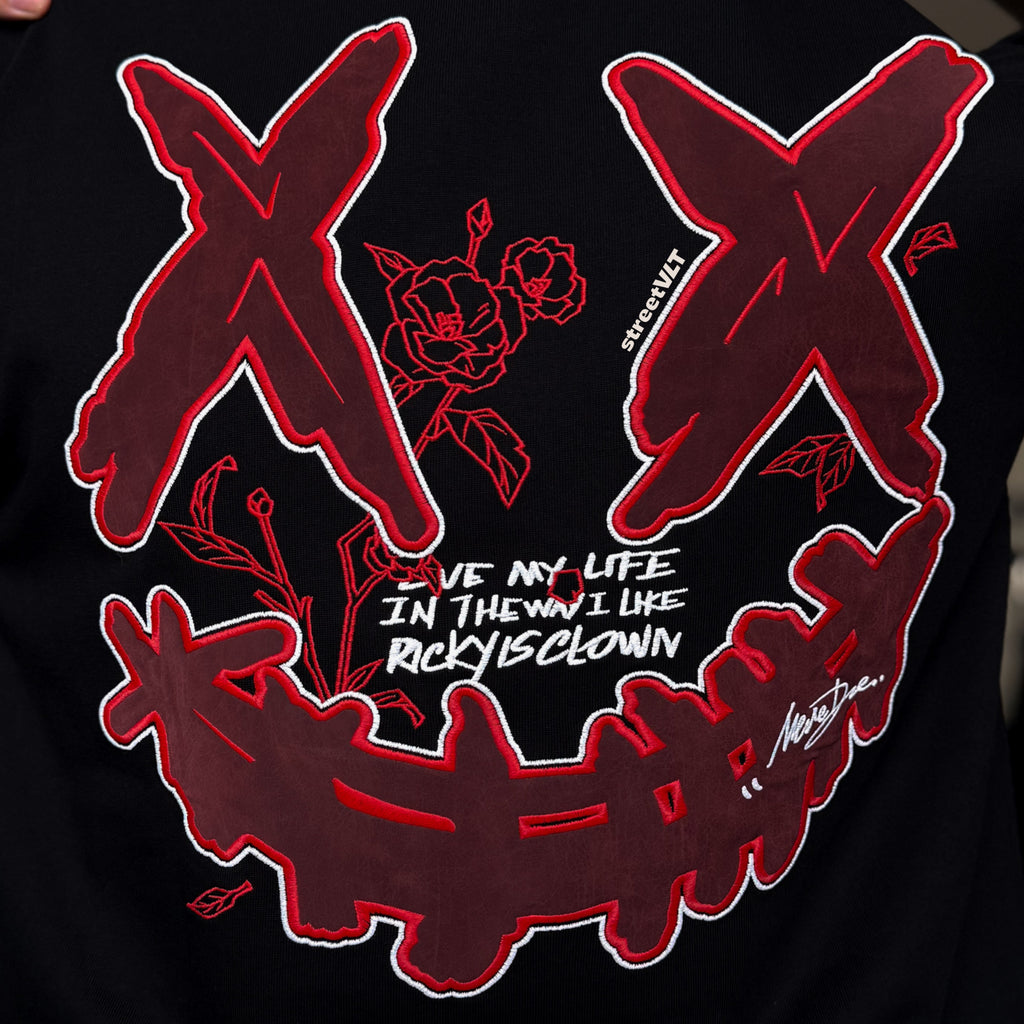 Ricky is Clown Ruby Rose Embroidered Tee