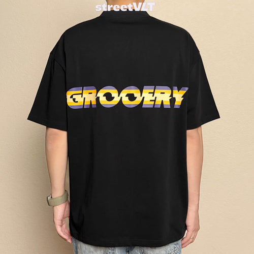 Gro Grocery Rainbow Logo Tee